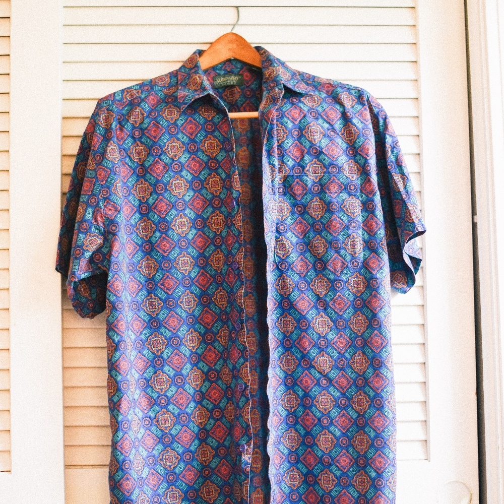 St. John's Bay Short Sleeve Button Down